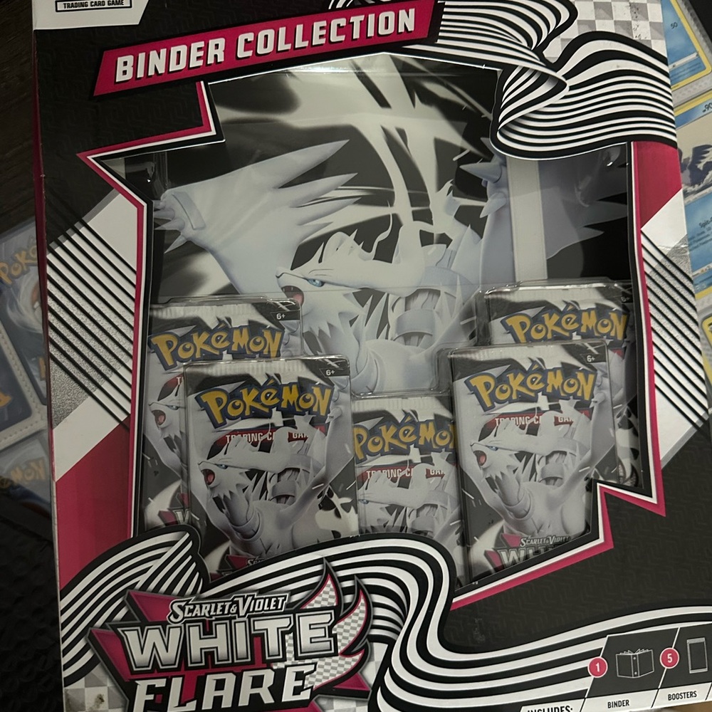 Pokemon Scarlet & Violet White Flare Binder